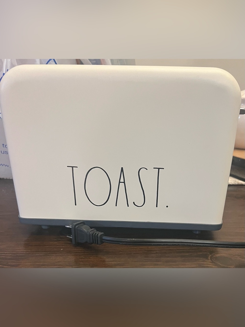 Rae Dunn White TOAST. Toaster